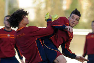 DODO' FLORENZI ALLEGRIA A TRIGORIA foto Tedeschi)