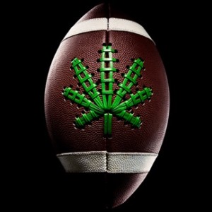 Football-marijuana-leaf