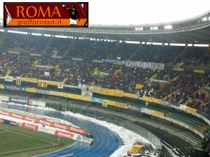 Curva tifosi Roma