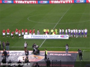 Roma-Fiorentina le squadre in campo